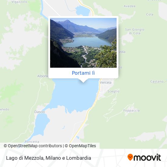 Mappa Lago di Mezzola