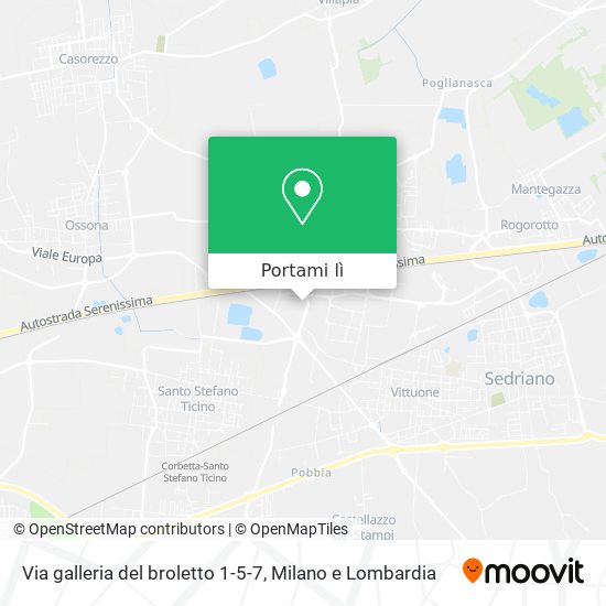 Mappa Via galleria del broletto 1-5-7