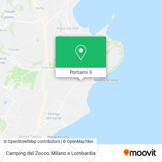 Mappa Camping del Zocco