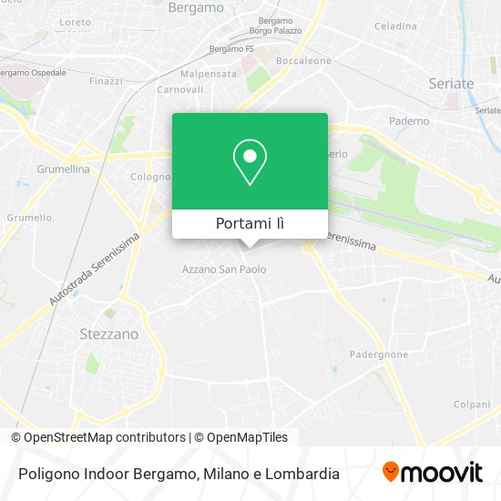 Mappa Poligono Indoor Bergamo