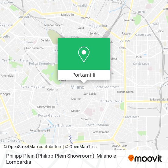 Mappa Philipp Plein (Philipp Plein Showroom)