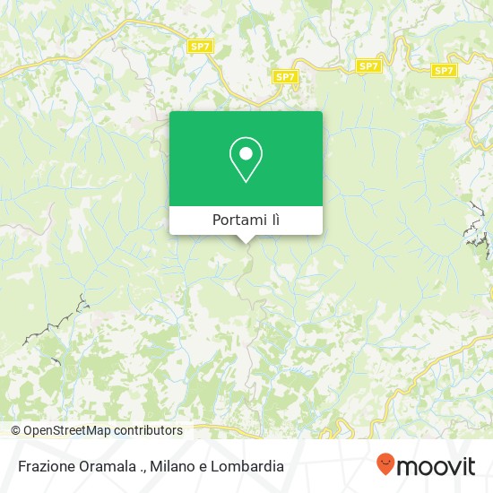 Mappa Frazione Oramala .