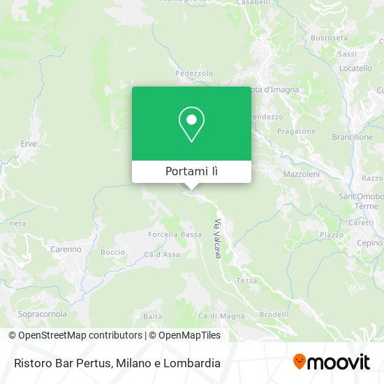 Mappa Ristoro Bar Pertus