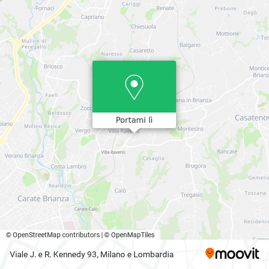 Mappa Viale J. e R. Kennedy 93