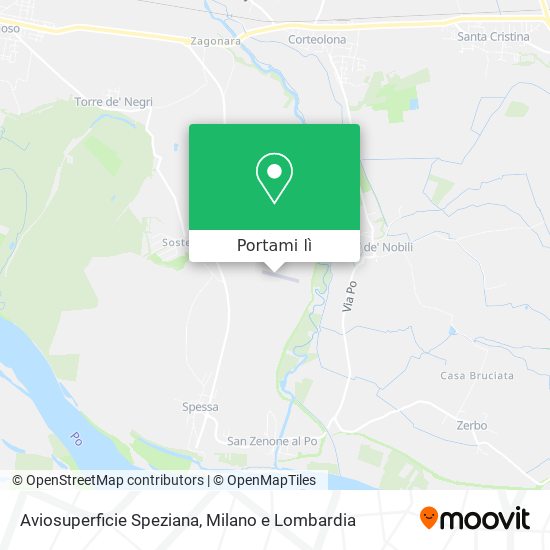 Mappa Aviosuperficie Speziana