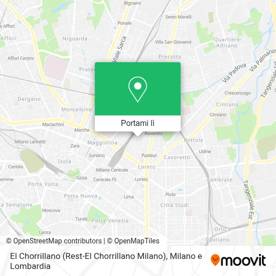 Mappa El Chorrillano (Rest-El Chorrillano Milano)