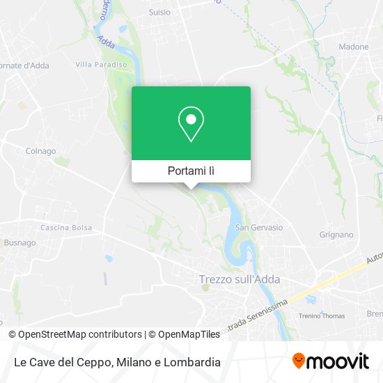 Mappa Le Cave del Ceppo