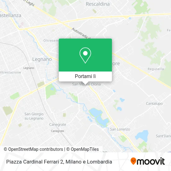 Mappa Piazza Cardinal Ferrari 2