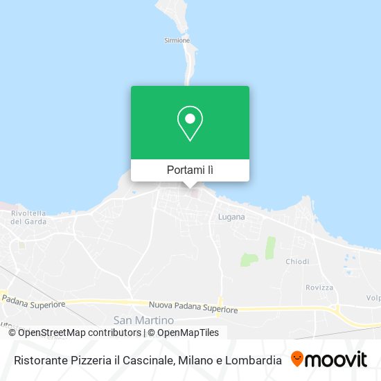 Mappa Ristorante Pizzeria il Cascinale