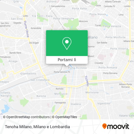 Mappa Tenoha Milano