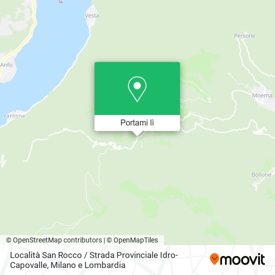Mappa Località San Rocco / Strada Provinciale Idro-Capovalle
