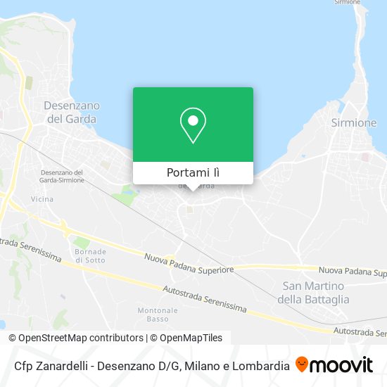 Mappa Cfp Zanardelli - Desenzano D/G