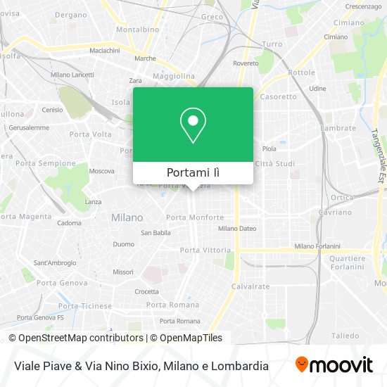 Mappa Viale Piave & Via Nino Bixio