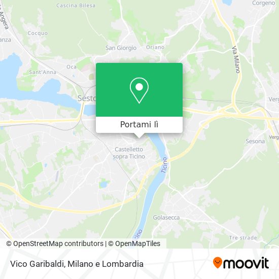 Mappa Vico Garibaldi