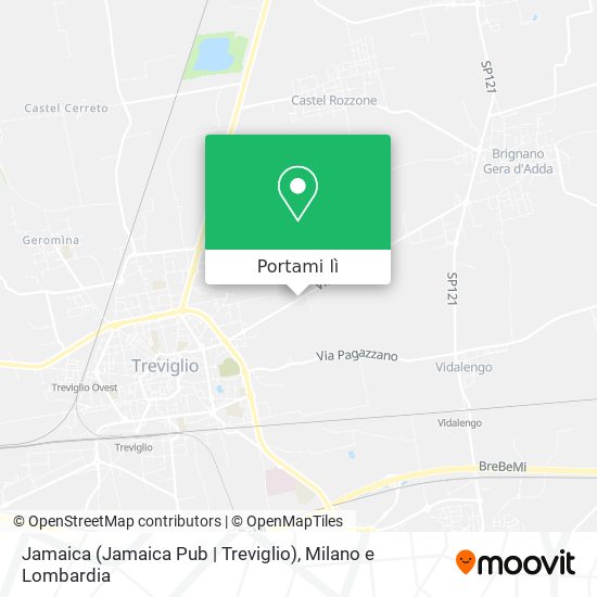 Mappa Jamaica (Jamaica Pub | Treviglio)