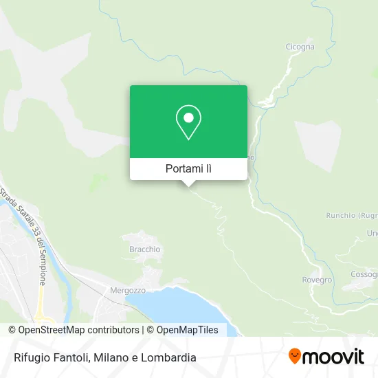 Mappa Rifugio Fantoli