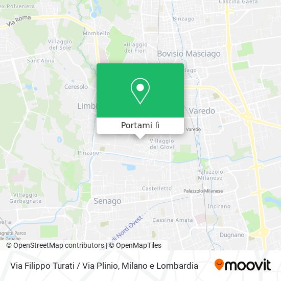 Mappa Via Filippo Turati / Via Plinio