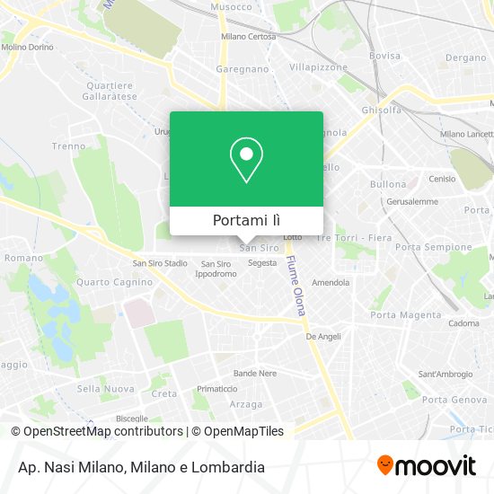 Mappa Ap. Nasi Milano