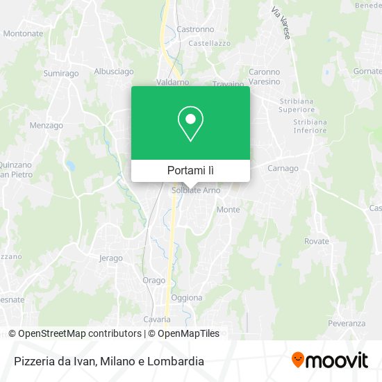 Mappa Pizzeria da Ivan