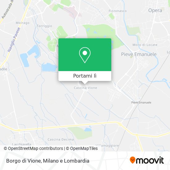 Mappa Borgo di Vione