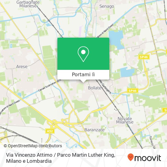Mappa Via Vincenzo Attimo / Parco Martin Luther King