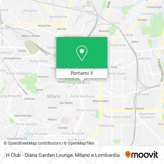Mappa H Club - Diana Garden Lounge