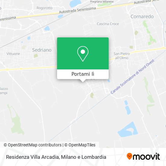 Mappa Residenza Villa Arcadia