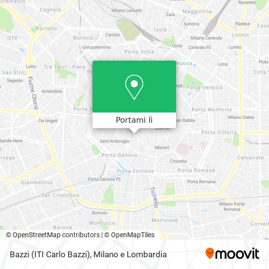 Mappa Bazzi (ITI Carlo Bazzi)