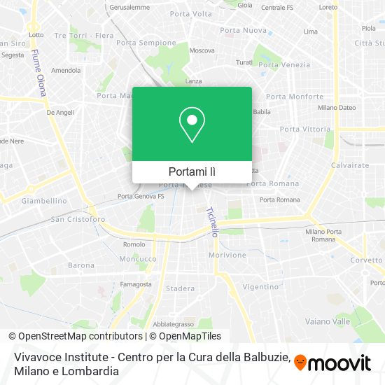 Mappa Vivavoce Institute - Centro per la Cura della Balbuzie