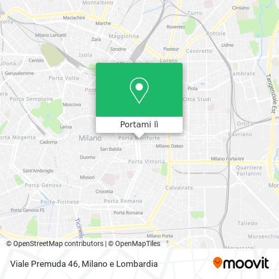 Mappa Viale Premuda  46