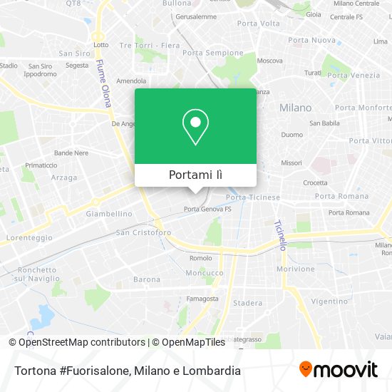 Mappa Tortona #Fuorisalone