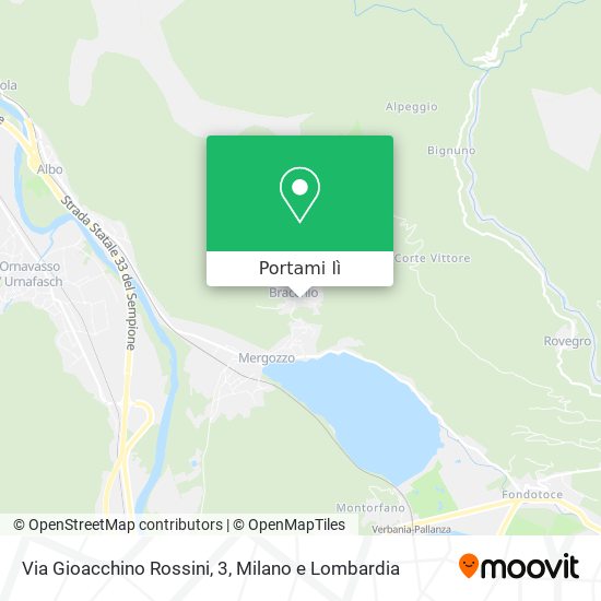 Mappa Via Gioacchino Rossini, 3