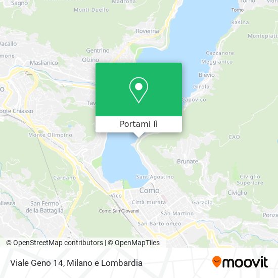 Mappa Viale Geno  14