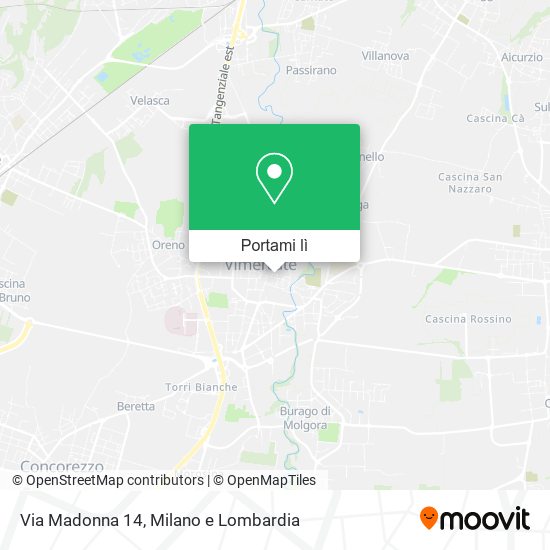 Mappa Via Madonna  14