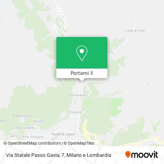 Mappa Via Statale Passo Gavia, 7