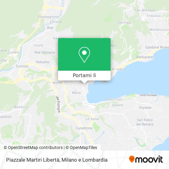 Mappa Piazzale Martiri Libertà
