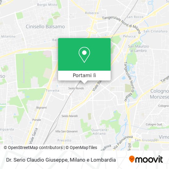 Mappa Dr. Serio Claudio Giuseppe