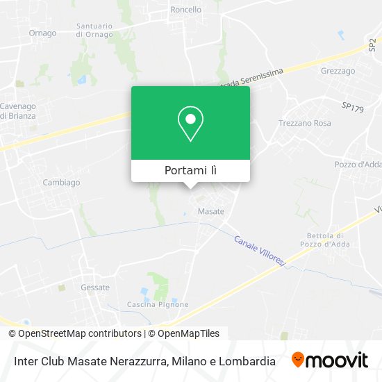Mappa Inter Club Masate Nerazzurra