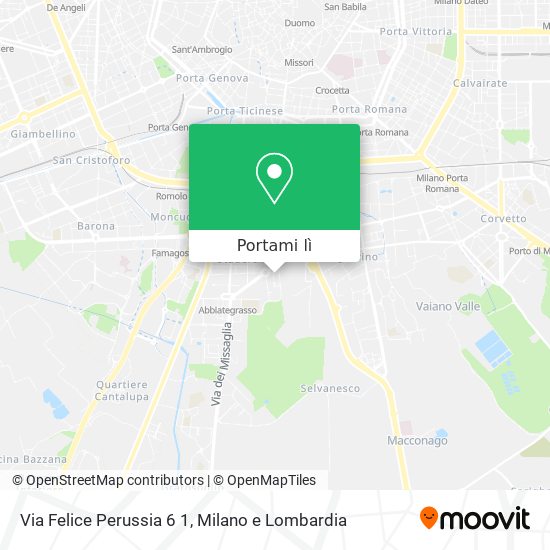 Mappa Via Felice Perussia 6 1