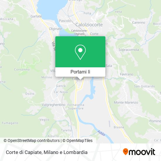 Mappa Corte di Capiate