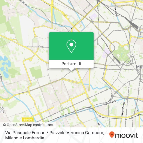 Mappa Via Pasquale Fornari / Piazzale Veronica Gambara