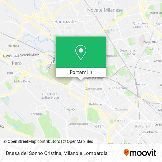 Mappa Dr.ssa del Sonno Cristina