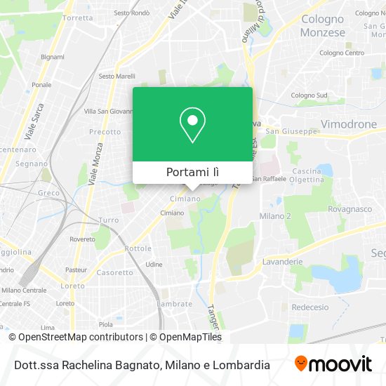 Mappa Dott.ssa Rachelina Bagnato