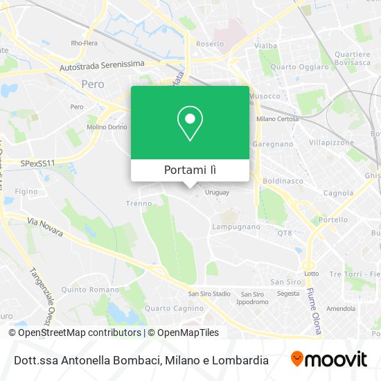 Mappa Dott.ssa Antonella Bombaci