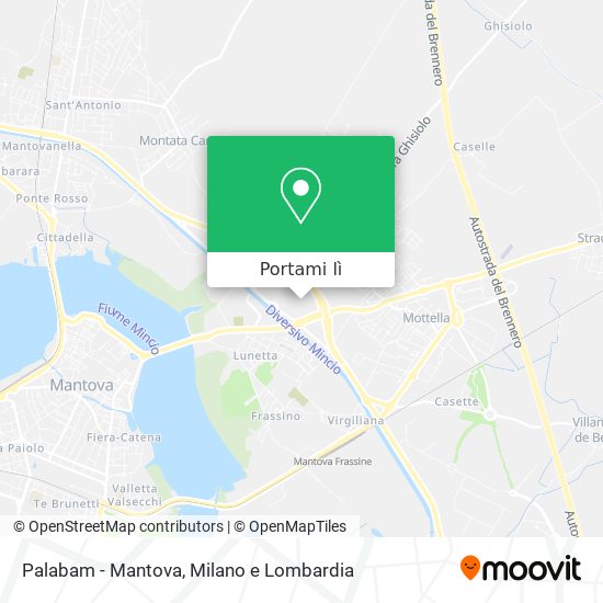 Mappa Palabam - Mantova