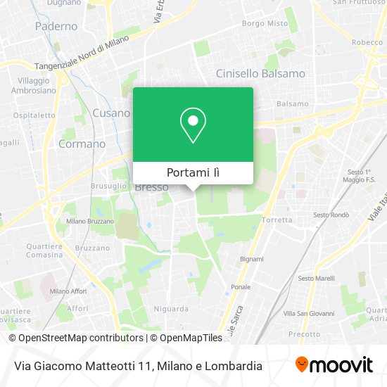 Mappa Via Giacomo Matteotti  11