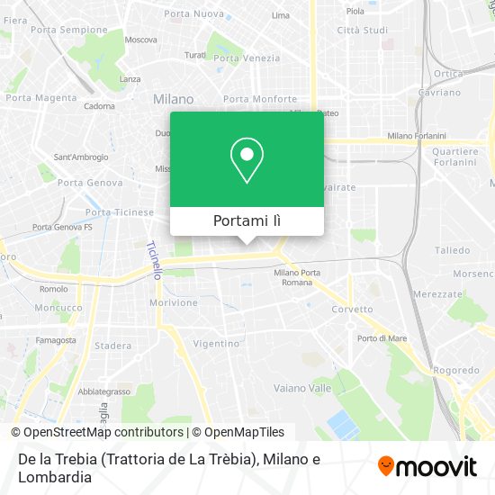Mappa De la Trebia (Trattoria de La Trèbia)