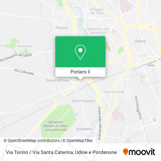 Mappa Via Torino / Via Santa Caterina
