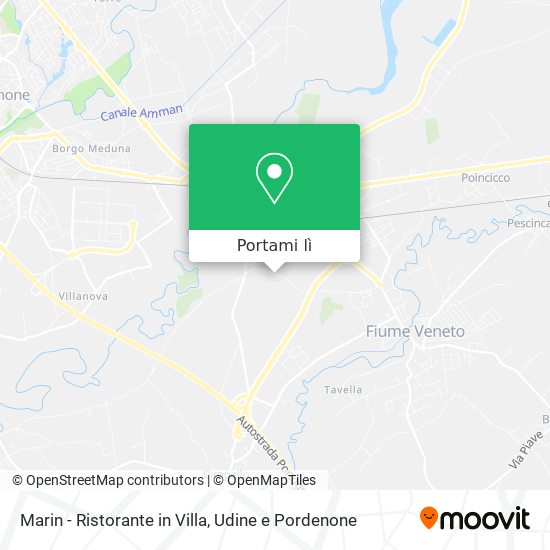 Mappa Marin - Ristorante in Villa