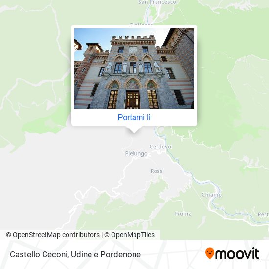 Mappa Castello Ceconi